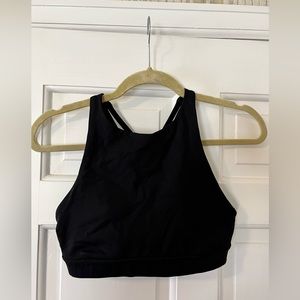 Lululemon Black CrissCross Back Sports Bra